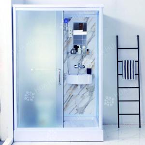 Acid-etched Glass Shower Panel