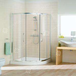 Bent Glass Shower Panel