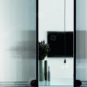 Patterned Glass Door 